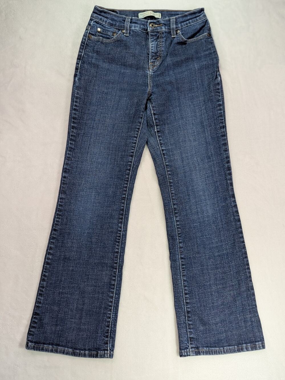 Levi's 512 Bootcut Jeans Sz 6 Short Curvy Perfectly Slimming Stretch Denim 26x29